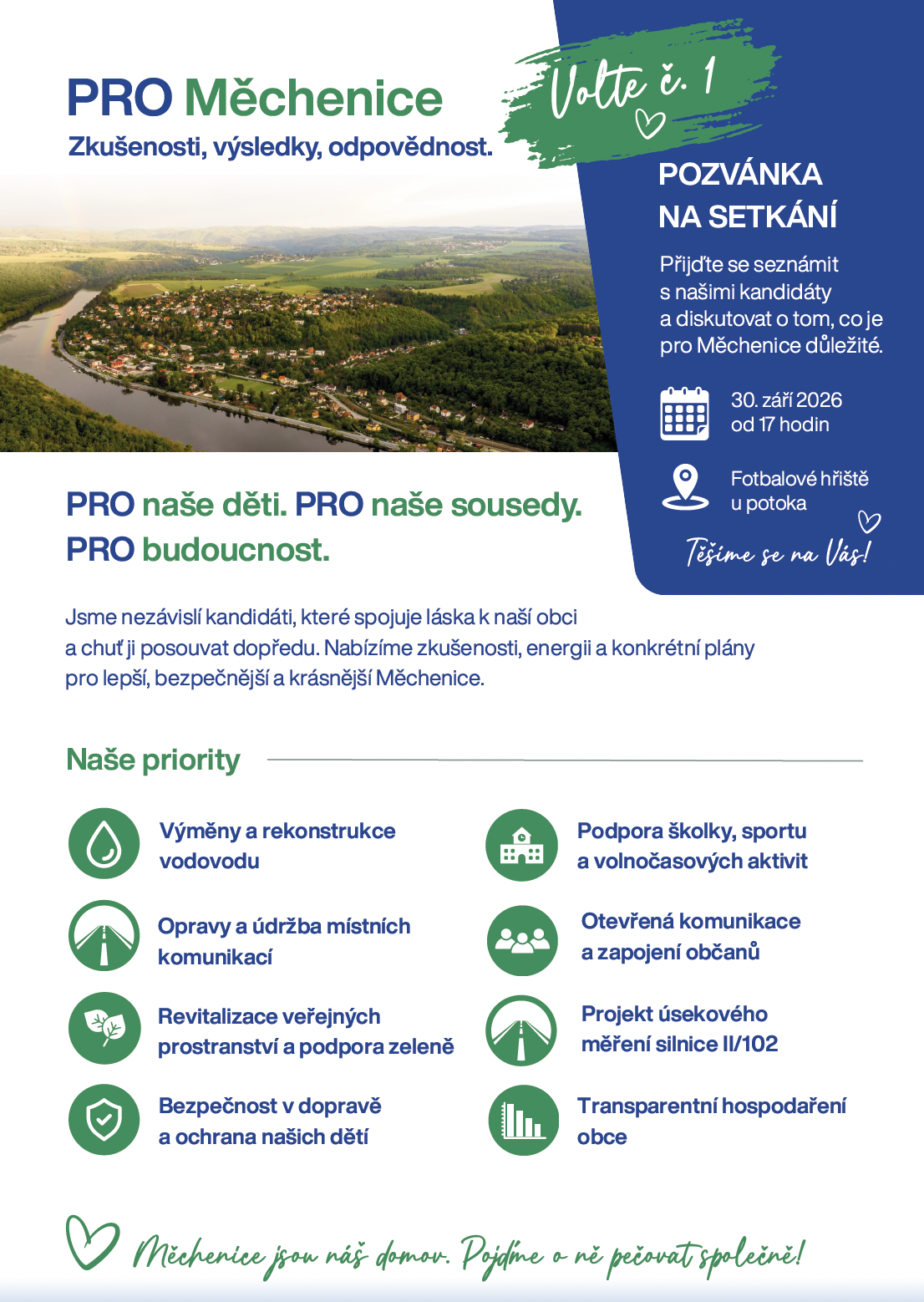 Pozvání na setkání s kandidáty do zastupitelstva